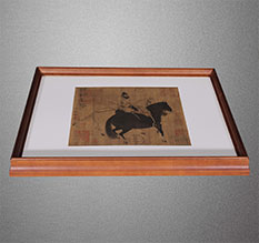 贵港市书画装裱配框服务案例